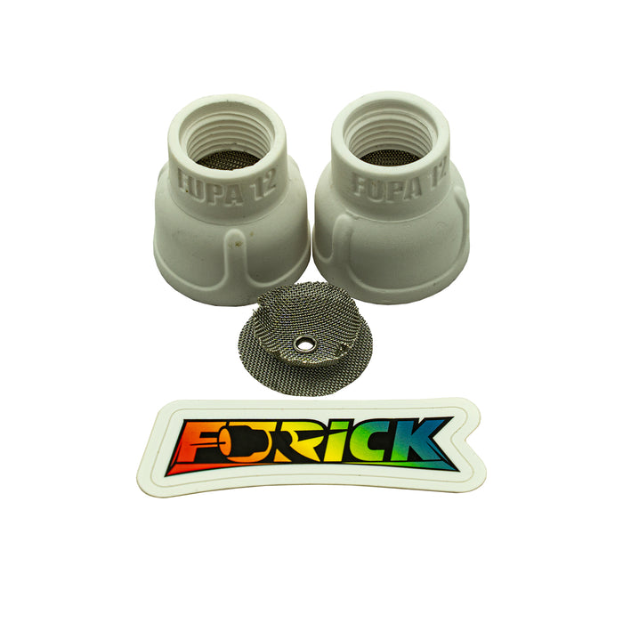 Furick Fupa #12 White Ceramic Kit (2 Cups)