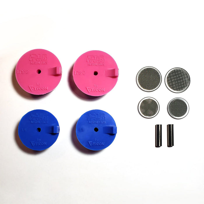 Silicone Purge Plugs, Tig Aesthetics by Ticon Header Kit